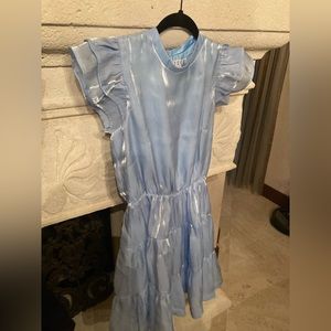 Baby blue metallic dress so cute different sizes